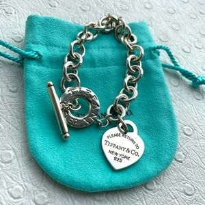 Tiffany & Co classic return to Tiffany tag bracelet